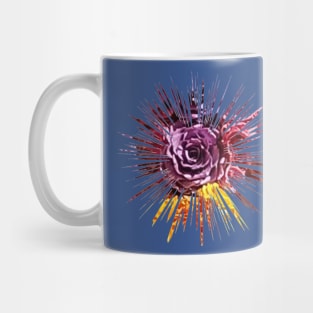 Bursting Purple Rose Mug